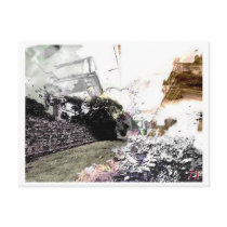 mayan cathedrals postcard|T-shirt,Mugs Digital art by RENACENTISTA mayan cathedrals postcard|T-shirt,Mugs Digital art
