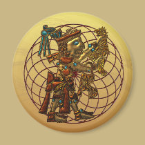 Mayan Deity magnets