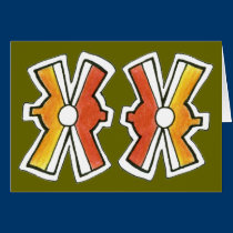 Mayan Earthquake Symbol cards
