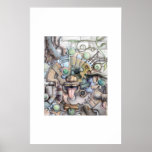 Mayan Future (Colored Pencil) Poster