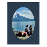 Mayan Girls at Lago Atitlan Post Card
