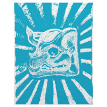 mayan glyph (blue) letterhead