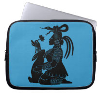 Mayan Goddess Ixchel laptop sleeves