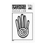 Mayan Hand - Black (Digital) Postage