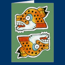Mayan Jaguar Symbol cards