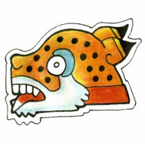 Mayan Jaguar Symbol photo sculptures