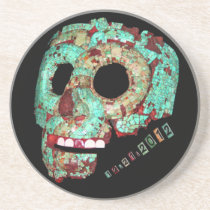 Mayan Mask-2012 Beverage Coasters