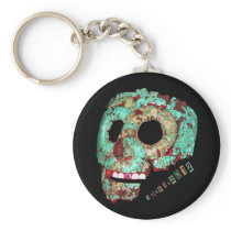 Mayan Mask-2012 Key Chain