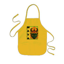 MAYAN MASK aprons by nassosvakalis MAYAN MASK aprons