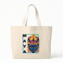 MAYAN MASK bags by nassosvakalis MAYAN MASK bags