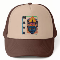 MAYAN MASK hats by nassosvakalis MAYAN MASK hats
