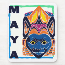 MAYAN MASK mousepads