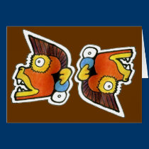 Mayan Monkey Symbol v.2 cards