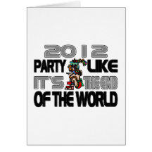Mayan New Years 2012 Greeting Card
