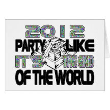Mayan New Years Pyramid 2012 Greeting Cards