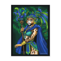Mayan Priestess Postcard by artvixn Mayan Priestess Postcard