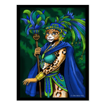 Mayan Priestess Postcard