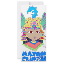 Mayan Princess Custom Rack Cards