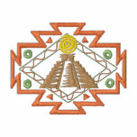 Mayan Pyramid Embroidered Track Jacket