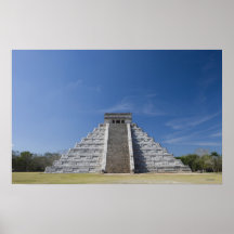 Mayan Pyramid, Morning in March Print