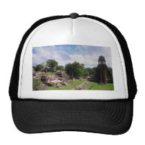 Mayan remains, Tikal, Guatemala hats