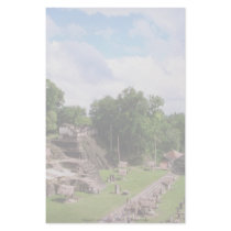 Mayan remains, Tikal, Guatemala Stationery