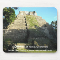 Mayan Ruins at Yaxha, Guatemala Mousepads