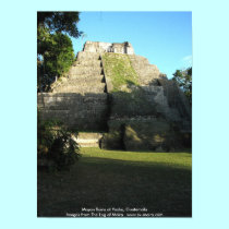 Mayan Ruins at Yaxha, Guatemala posters