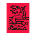 MAYAN SERPENT GOD postcards by holycrocodile MAYAN SERPENT GOD postcards