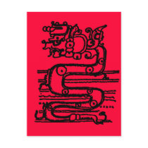 MAYAN SERPENT GOD postcards