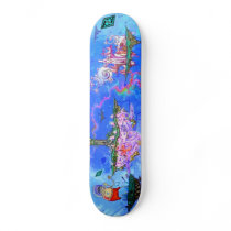 Mayan Sky Hideaway - Street Art Sk8 Deck Custom Skateboard
