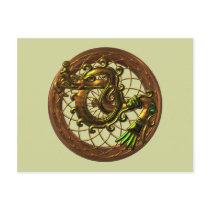 Mayan Snake Postcard