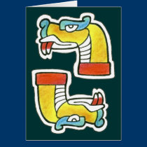 Mayan Snake Symbol cards
