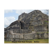 Mayan Sun God Temple, Belize Post Cards