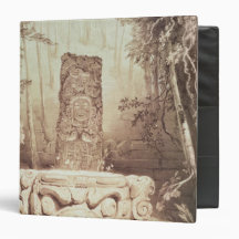 Mayan temple, Honduras Binder