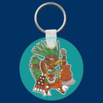 Mayan Tezcalipoca God keychains by RiverbyNight Mayan Tezcalipoca God keychains
