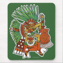Mayan Tezcalipoca God mousepads by RiverbyNight Mayan Tezcalipoca God mousepads