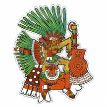 Mayan Tezcalipoca God Photo Cut Out