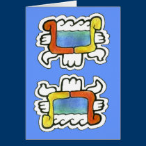 Mayan Water Symbol v.1 cards