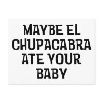Maybe El Chupacabra postcards