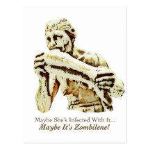 Maybe It's Zombilene! Menschenfresserin Postcard