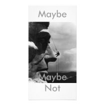 Maybe,Maybe Not Photocard Photo Card Template
