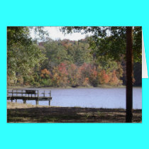 Mayes Lake in Autumn cards