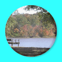 Mayes Lake in Autumn magnets