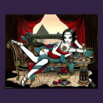 "Mayet" Egyptian Goddess Pyramid Angel Poster posters