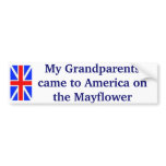 Mayflower Bumper Sticker