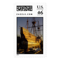 Mayflower II at Sunrise postage by crprince Mayflower II at Sunrise postage