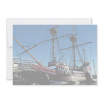 Mayflower II, National Historic Landmark, Plymouth Personalized Invitations