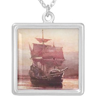 Mayflower in the Hudson Harbor Necklaces necklace