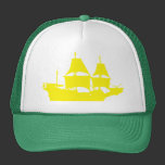 Mayflower Yellow Truckers Hat (choose your color) hats